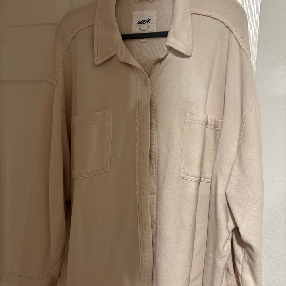 Aerie Women's Beige Utility Jacket
